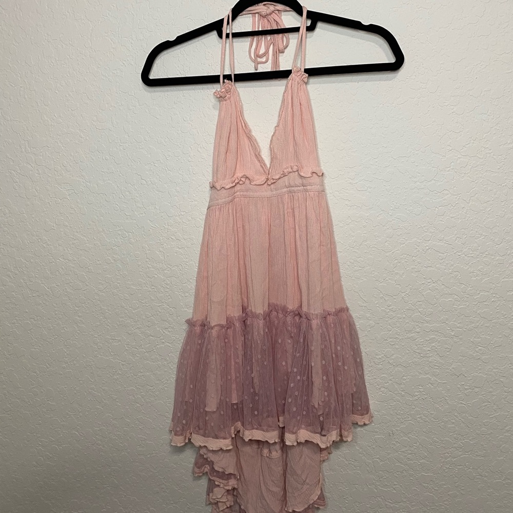 Pink Halter Dress